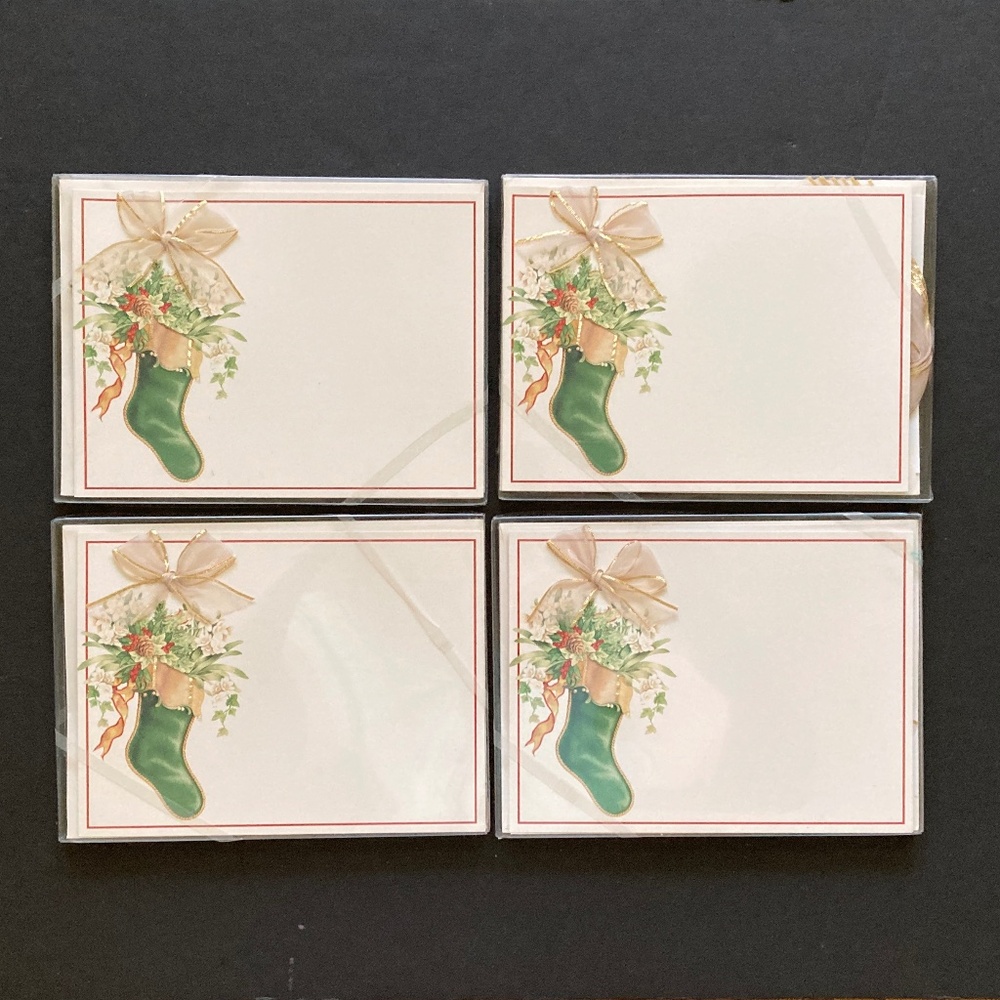 MM's Designs 4 Packages Holiday Notecards/10 Cards & Envelopes Each/NEW!